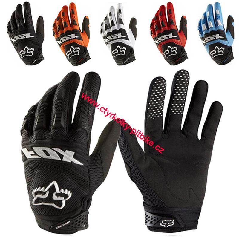 Moto rukavice FOX červené