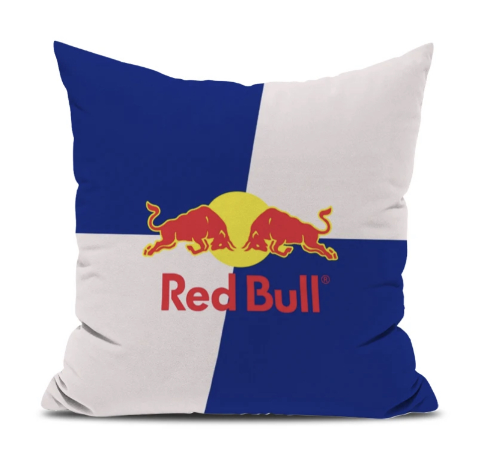 Polštář RedBull 40x40cm modro-bílý