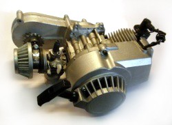 Motor na minicross 49ccm poloautomat
