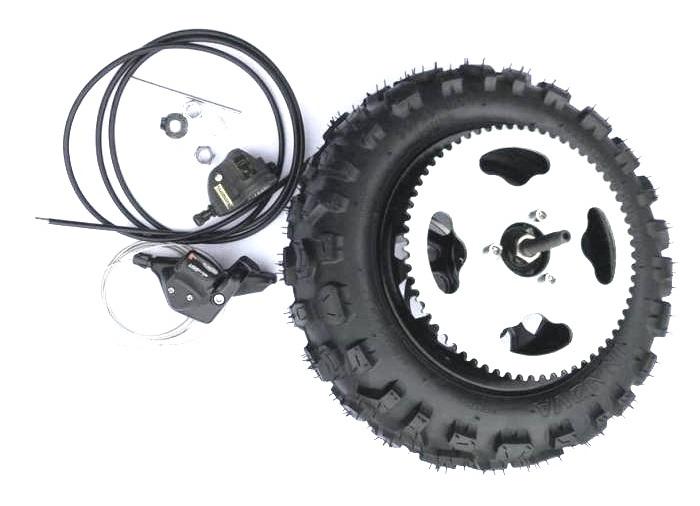 Zadní kolo motokoloběžka komplet
