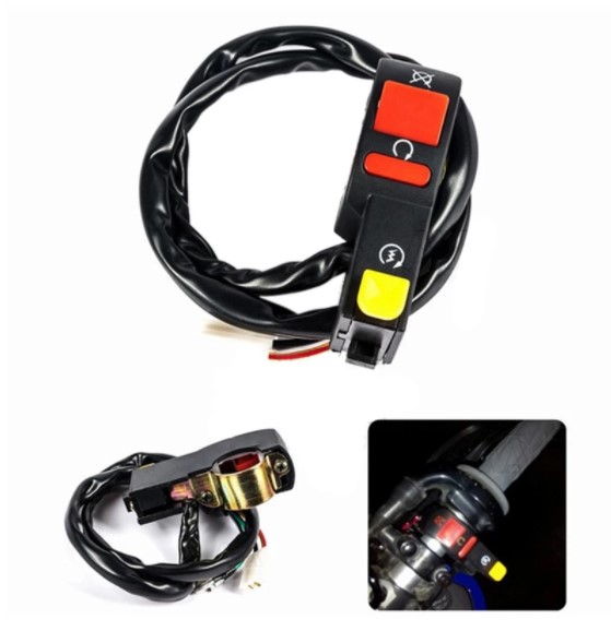 Chcípák motoru na řidítka s el. startem