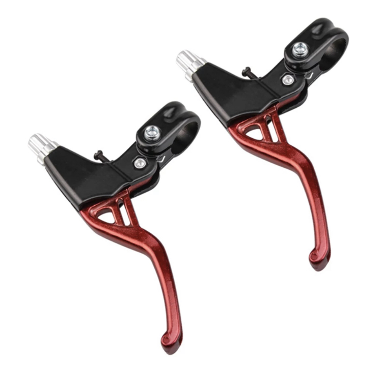 Brzdové páčky tuningové červené