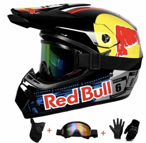 Motocross helma RedBull SET