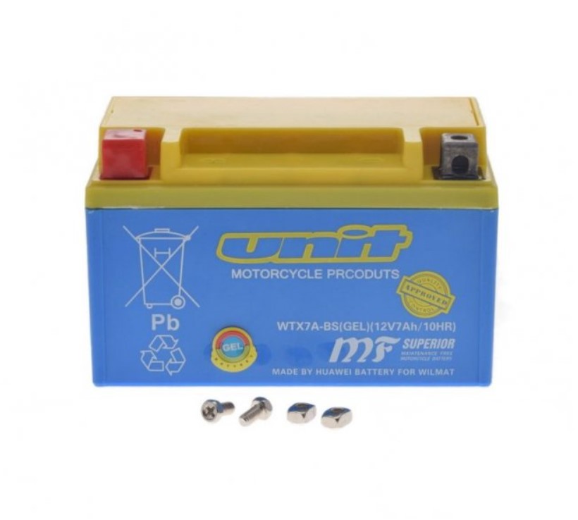 Gelová baterie 12V 7Ah YTX7A-BS