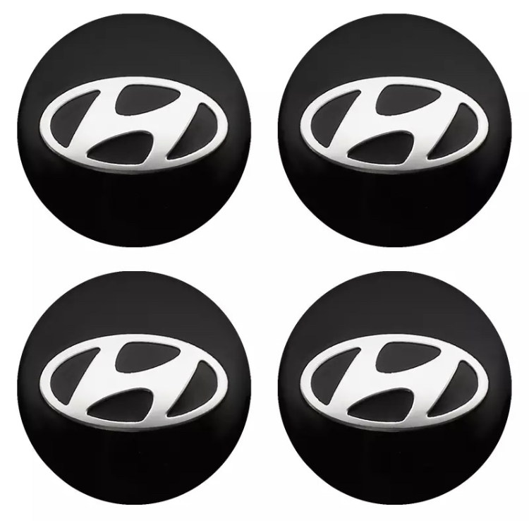Znak na středovou krytku kola Hyundai 4ks