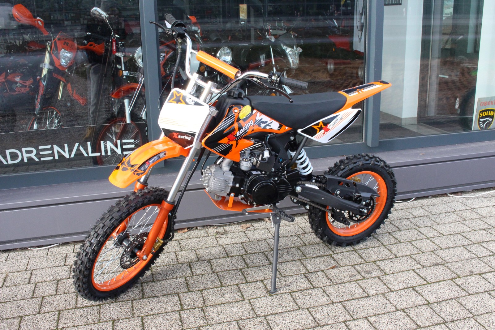 Pitbike 17/14 125cc oranžový