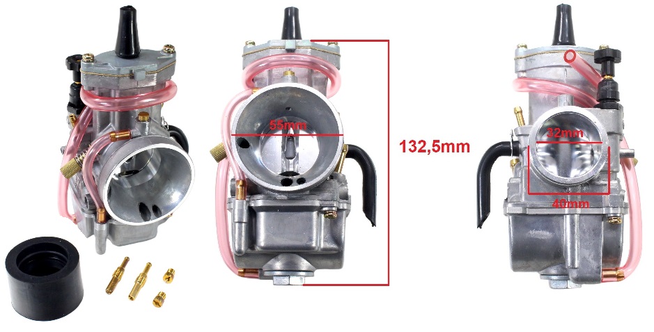 Karburátor PWK32 pro Yamaha Honda Kawasaki Suzuki Aprilia Minarelli 250 RU