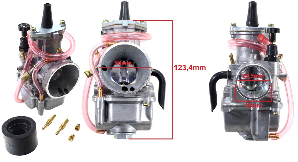 Karburátor PWK30 pro YAMAHA HONDA KAWASAKI SUZUKI APRILIA MZ ETZ 251/301 RU