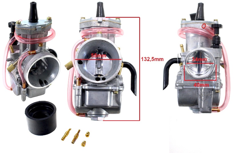 Karburátor PWK34 pro YAMAHA HONDA KAWASAKI SUZUKI APRILIA RU