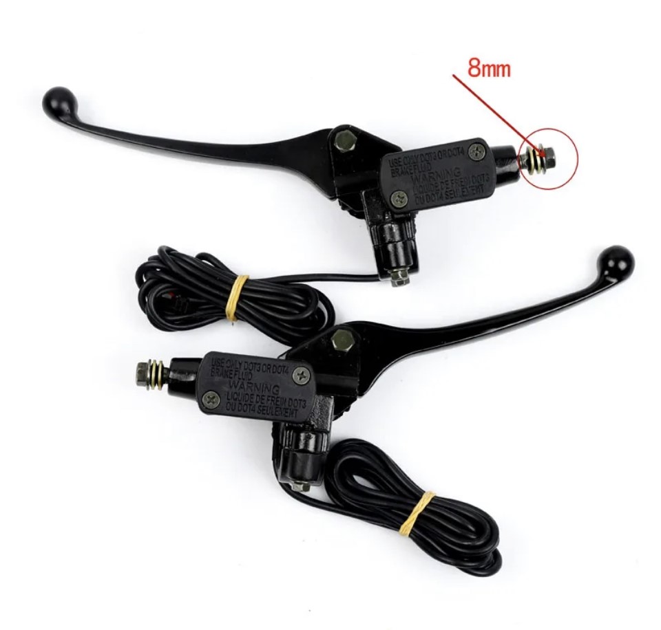 Páčky pro hydraulickou brzdu elektrokoloběžky pár