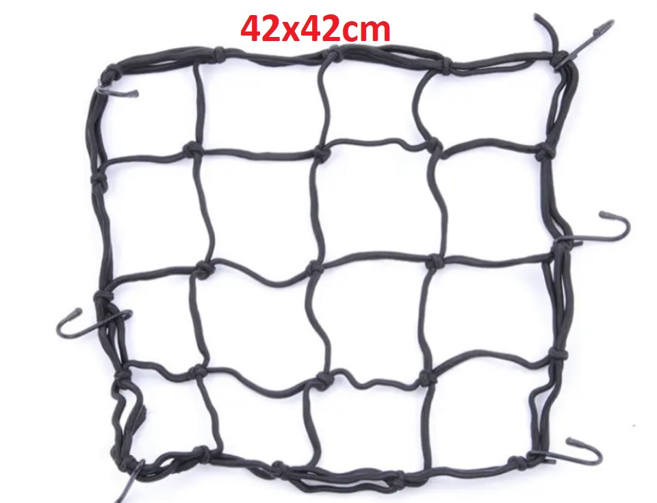 Moto síťka na přilbu 42x42cm