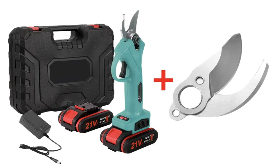 Elektrické zahradní nůžky 21V na větve stromů + ostří