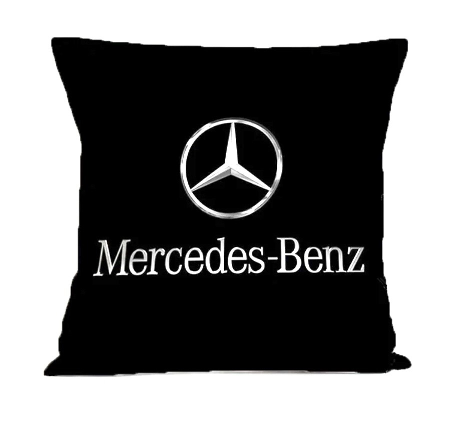 Polštář Mercedes Benz 30x30cm černý