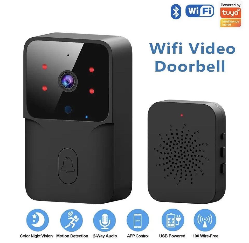 Bezdrátový domovní video zvonek TUYA