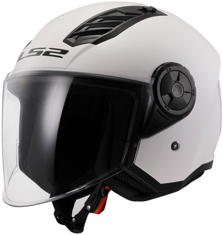 Integrální moto přilba LS2 OF616 Airflow II Solid white