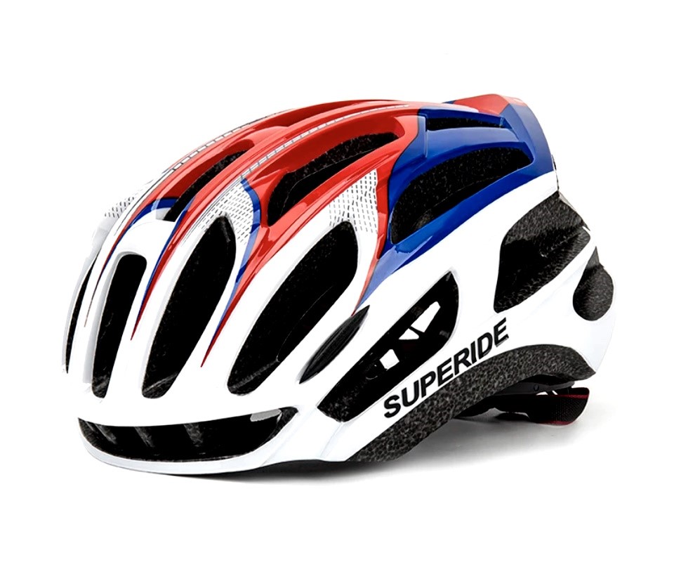 Cyklo helma Superide CZ trikolora