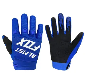 Dětské moto rukavice FOX modré