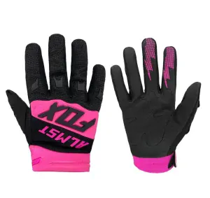Dětské moto rukavice FOX růzové