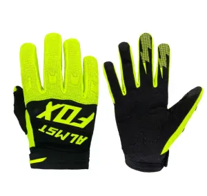 Dětské moto rukavice FOX zelené