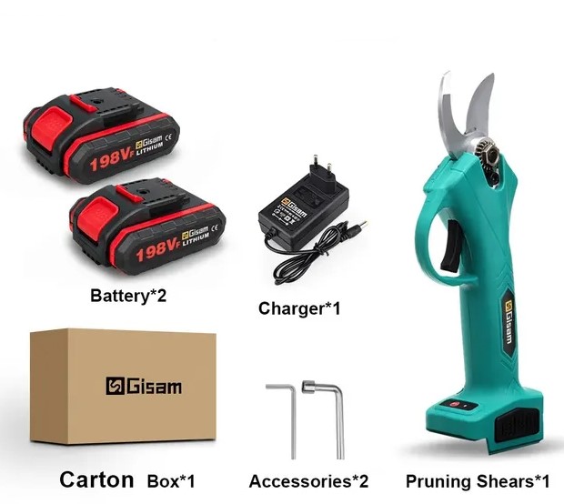 Elektrické zahradní nůžky 21V na větve stromů