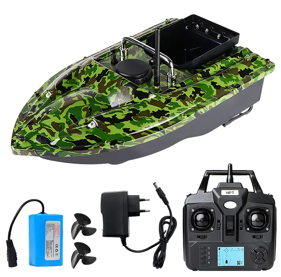Rybářská zavážecí loď s GPS Camo