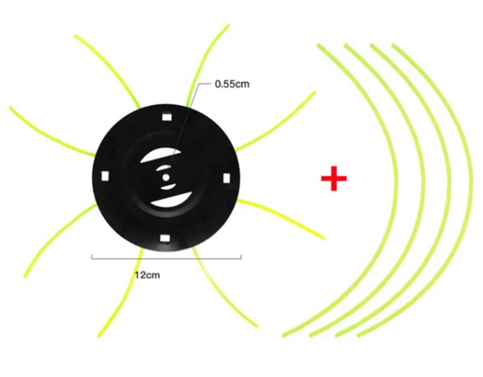 Strunová hlava na AKU křovinořez