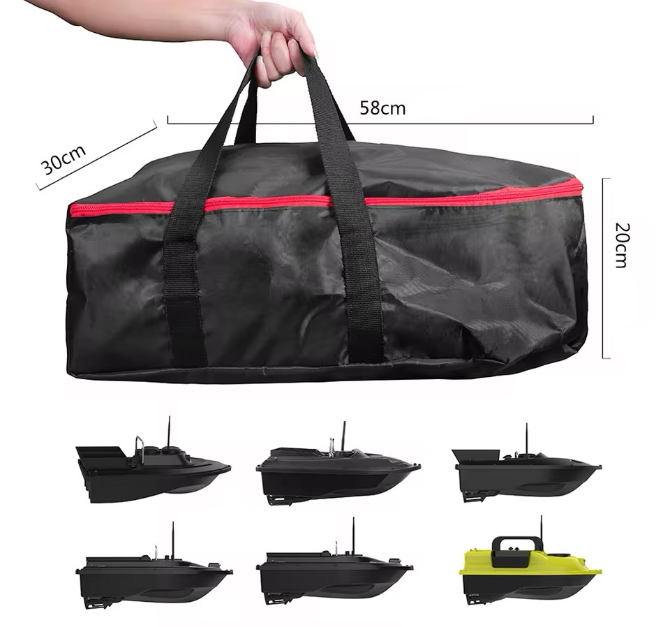 Taška na zakrmovací lodičku pro rybáře