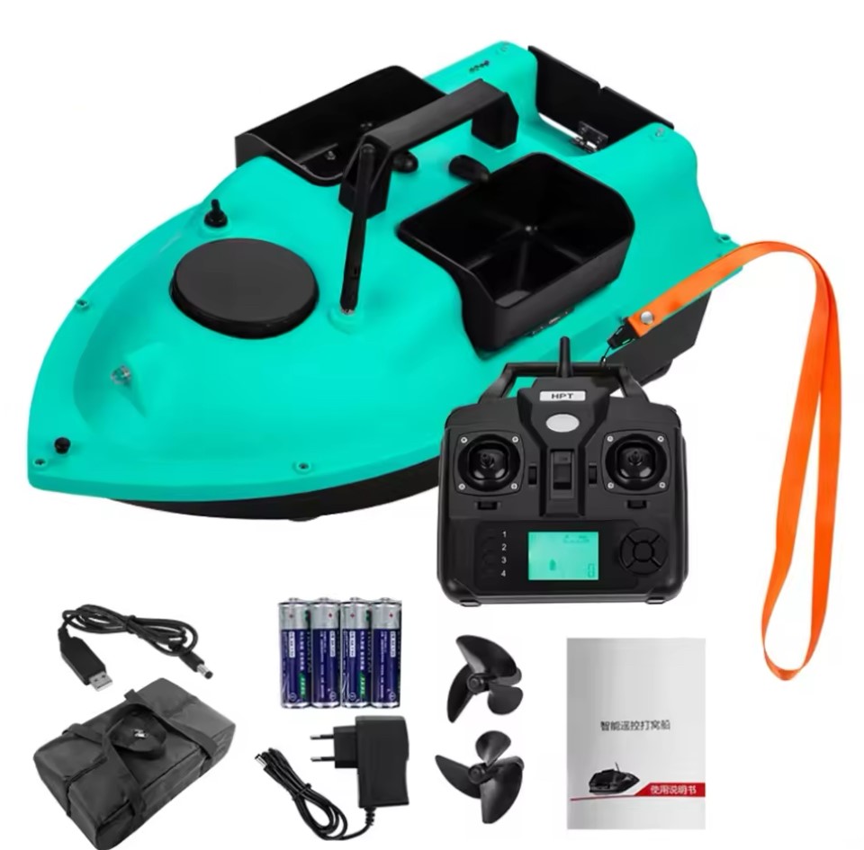 Rybářská zavážecí loď MAX s GPS tyrkys