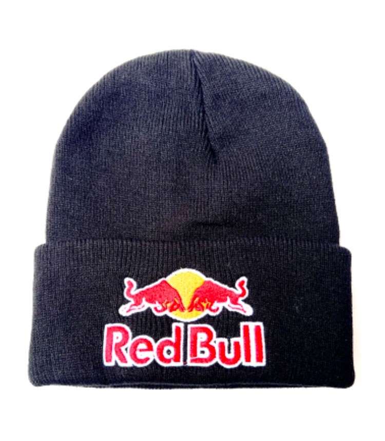 Čepice RedBull zimní pletená černá