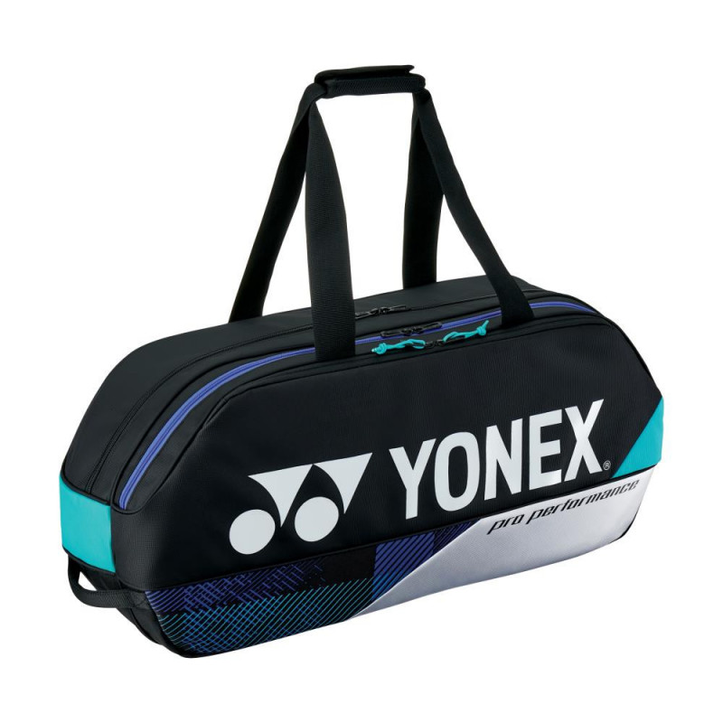 Bag na rakety YONEX 92431 W PRO TOURNAMENT BAG 6R BLACK SILVER