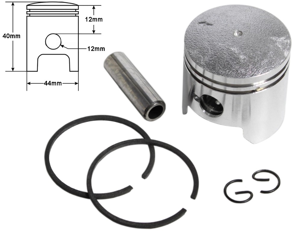 Pístní sada 44mm čep 12mm
