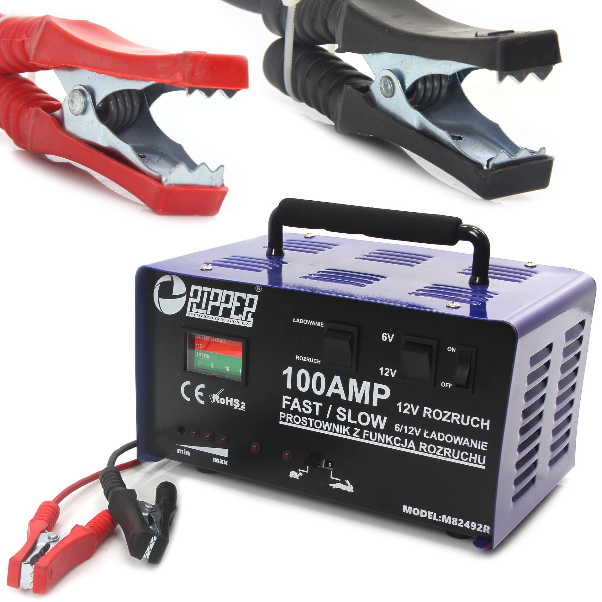Nabíječka autobaterií 6-12 Voltů Mar-Pol Ripper se startem