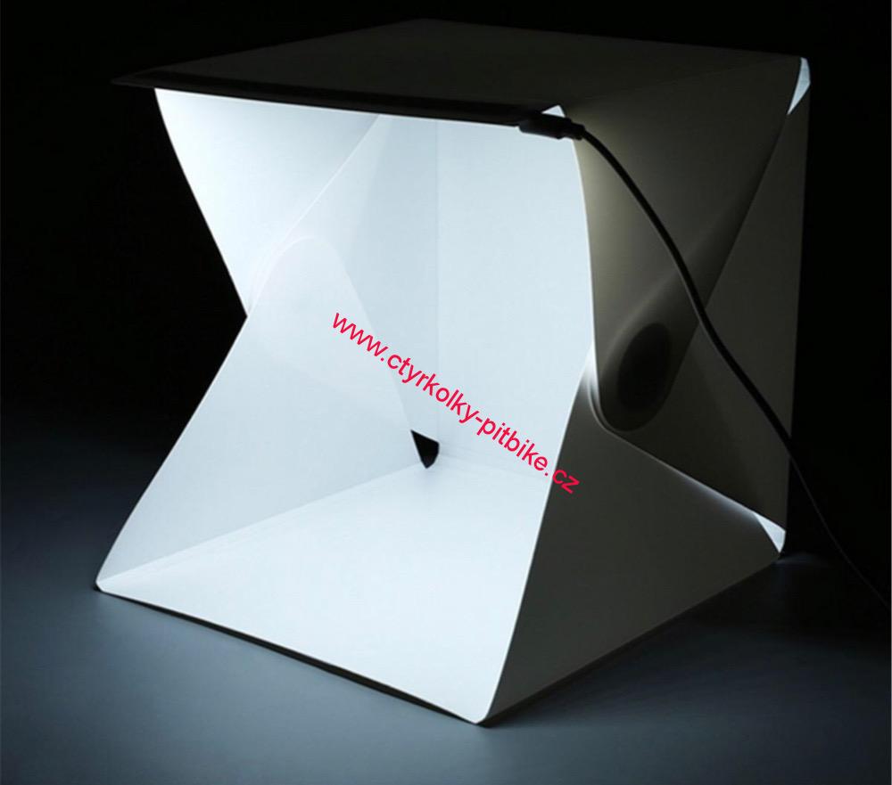 Foto studio 20x20x20cm s LED světlem