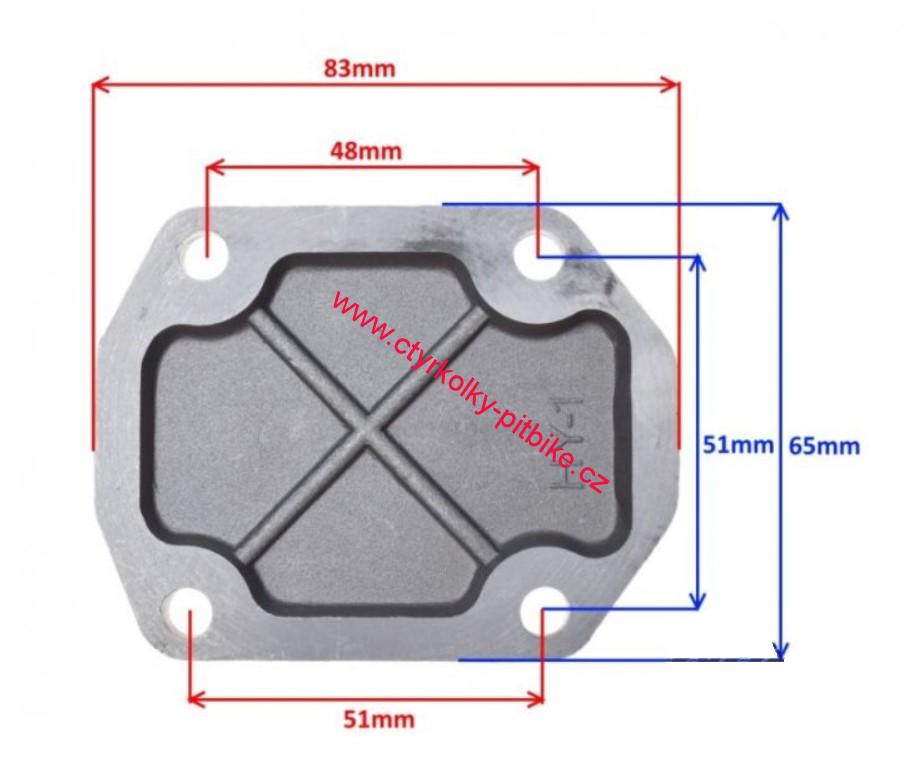 Kryt vahadel motoru pitbike YX140cc