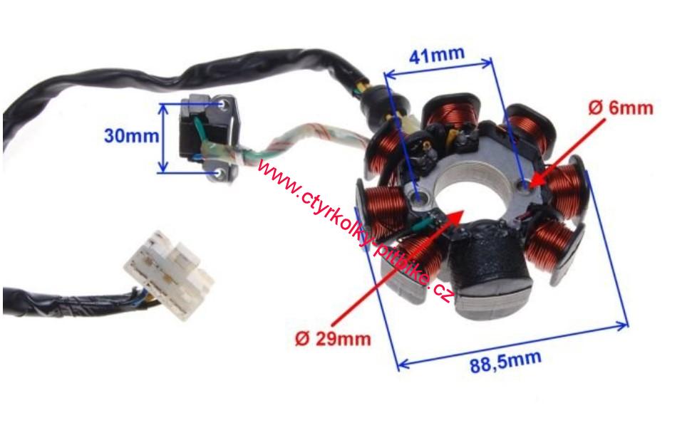 Stator zapalování pitbike 156FMI