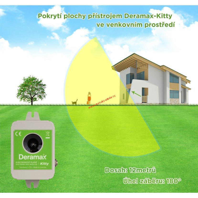 Odpuzovač koček psů a divoké zvěře Deramax
