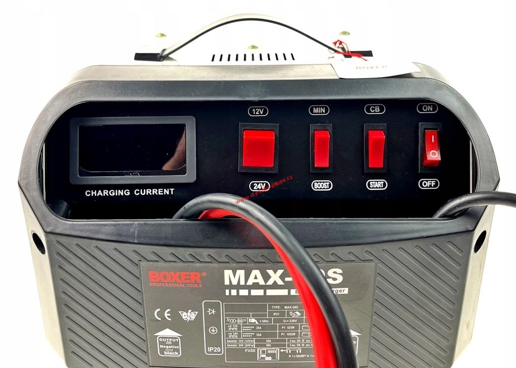 Autonabíječka se startem Boxer 12/24V 50A