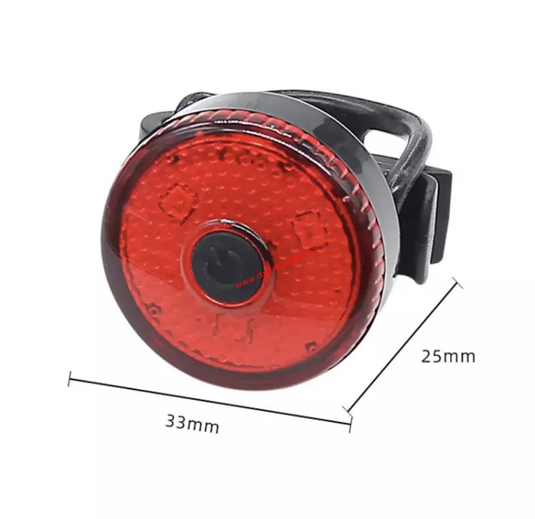 USB LED osvětlení na kolo zadní