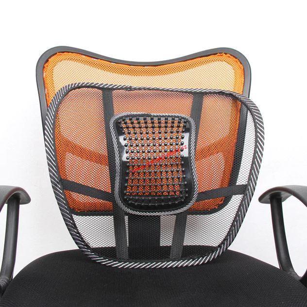 Ergonomická opěrka zad masážní