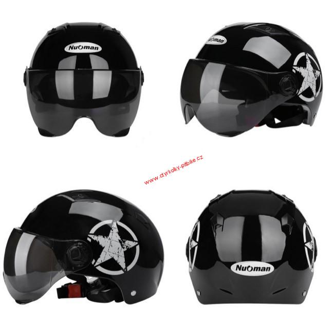 Moto helma STAR černá