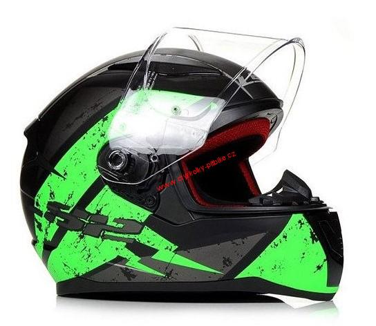 integrální moto helma LS2 FF353 RAPID DEADBOLT B/GREEN