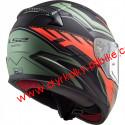 Integrální moto helma LS2 FF353 RAPID GALE MATT BLACK RED GREEN