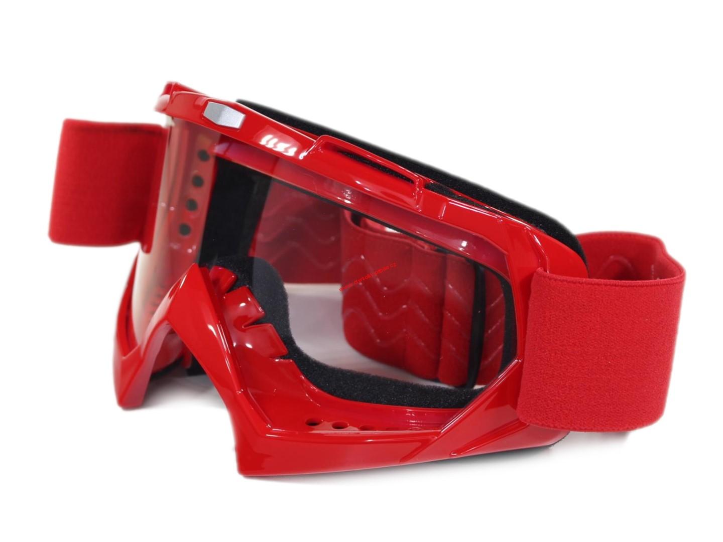 Brýle pro motokros FTM-007 červené