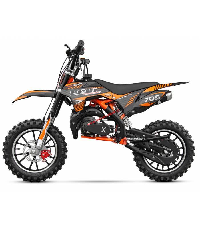 Minicross Liya 705 50cc 2T E-start oranžová