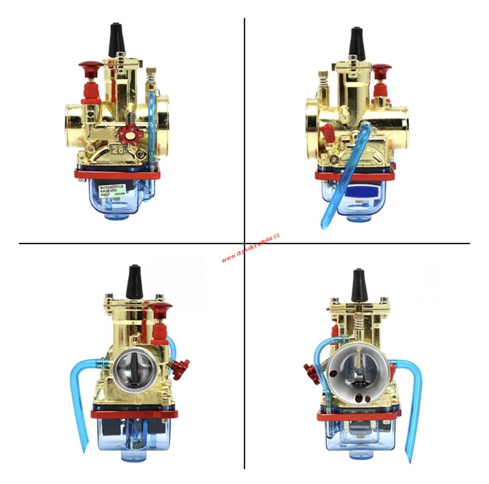 Karburátor Racing PWK30 pro YAMAHA HONDA KAWASAKI SUZUKI APRILIA MZ ETZ 251/301 RU