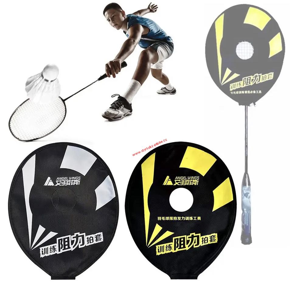 Obal na hlavu rakety pro trénink badmintonových úderů