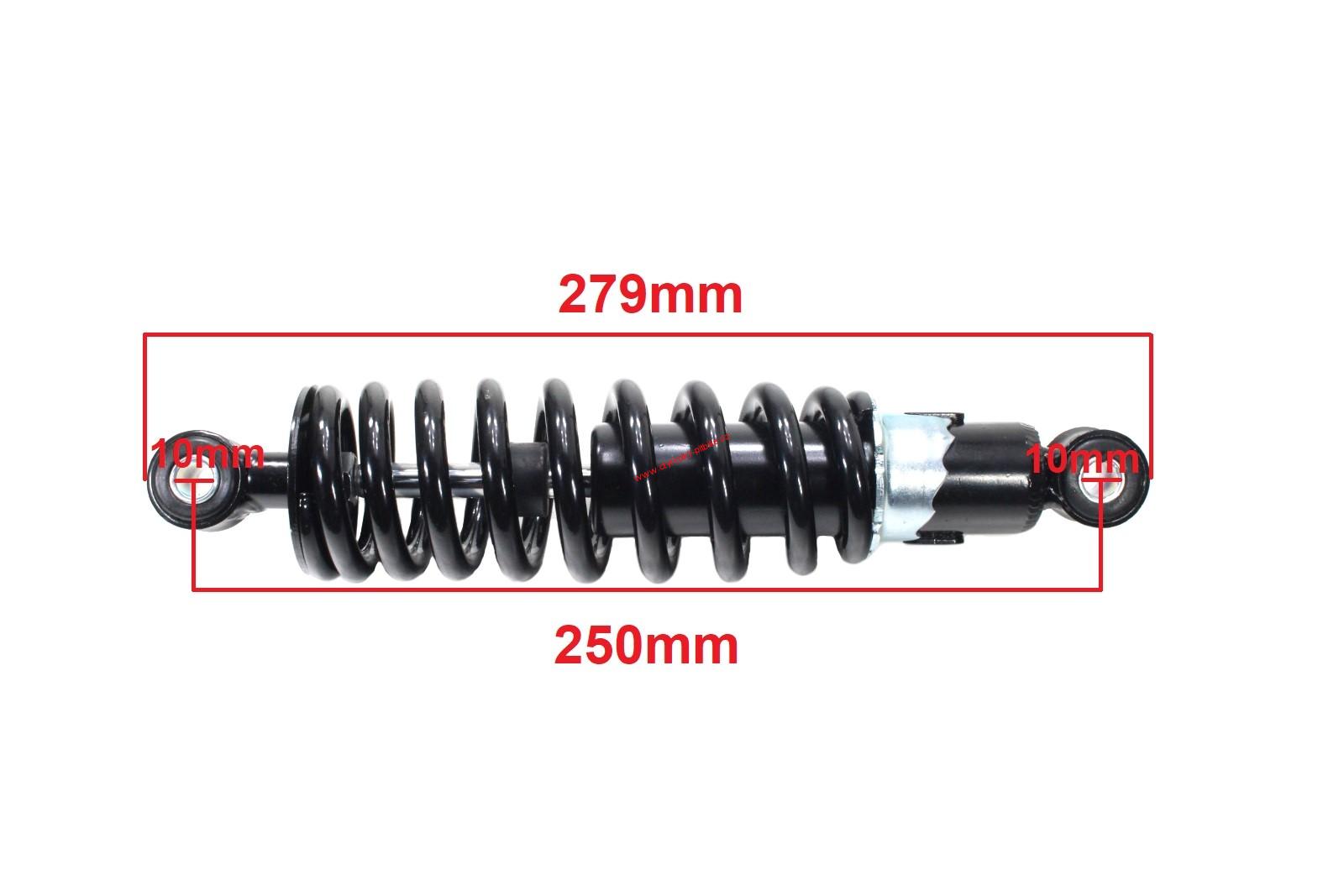 Přední tlumič čtyřkolka 250mm olejový