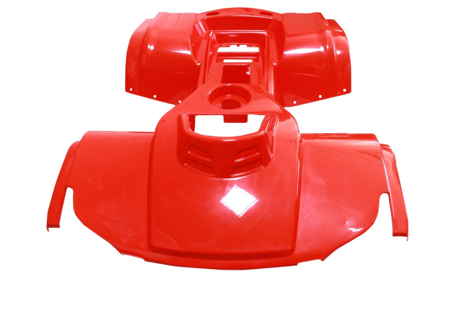 Kapotáž na ATV 110 a 125cc červená