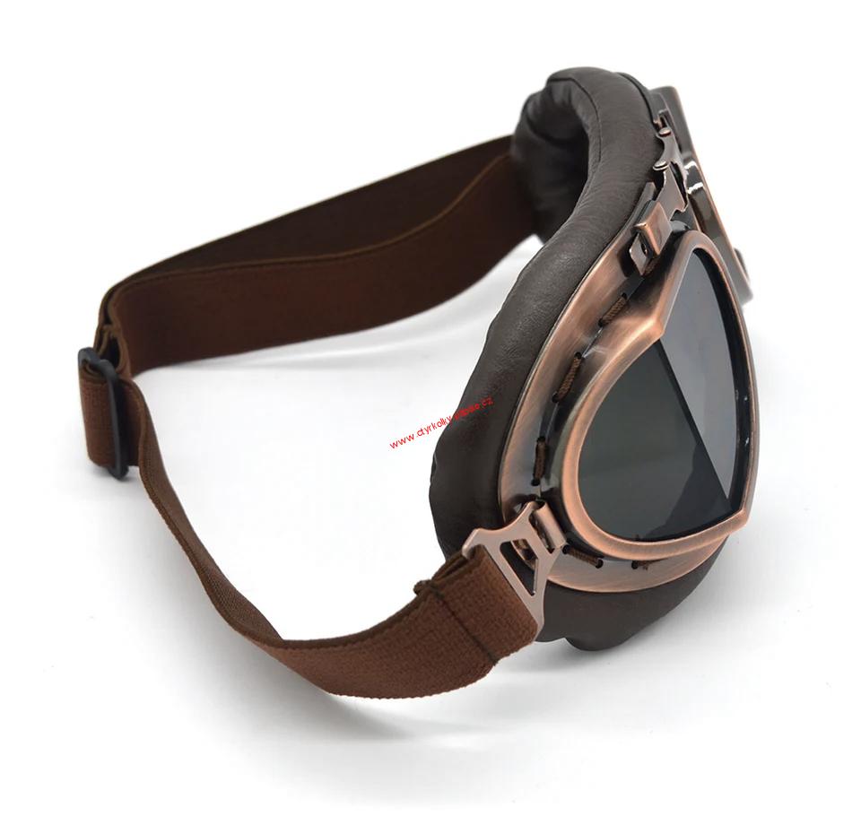 Retro moto brýle německé Cu