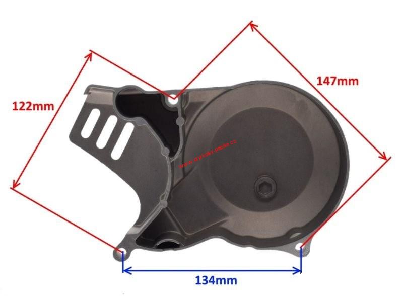 Kryt motoru pitbike YX160cc levá strana